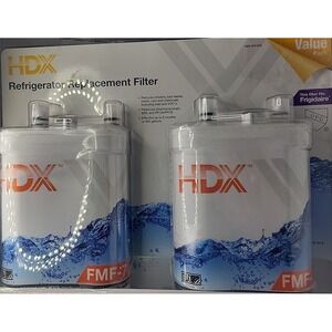 HDX FMF-7 Refrigerator Water Filter 2 Pack Replacement for Frigidaire Sealed